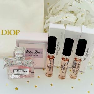 Dior perfume trial set